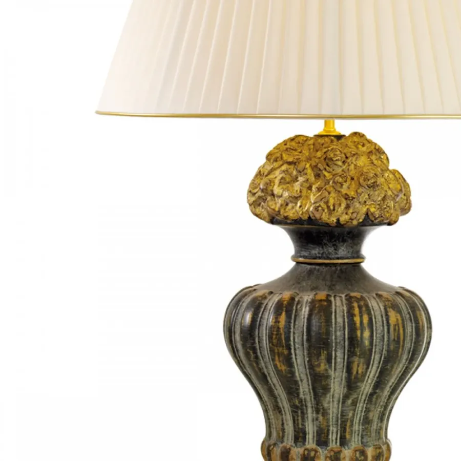 obrazek 3 Genialna ceramiczna lampa stołowa H.55xL.23xP.23 cm