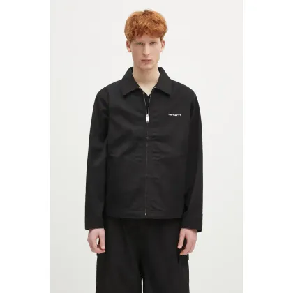 Zdjęcie Carhartt WIP kurtka Module Script Jacket kolor czarny przejściowa I032977.0D202