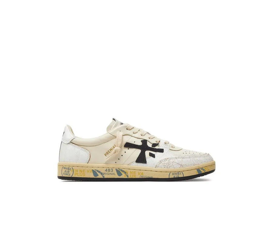 obrazek 1 Premiata Sneakersy Bsktclay BSKT CLAY VAR 6775 Écru