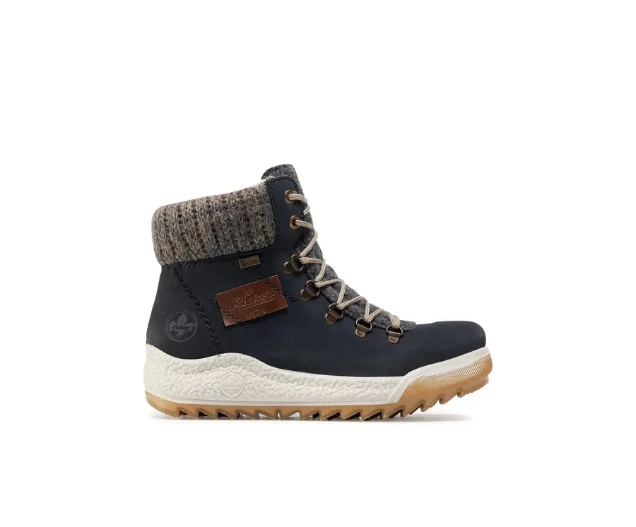 obrazek 1 Rieker Botki Y4730-14 Granatowy