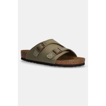 Zdjęcie Birkenstock klapki Zürich męskie kolor zielony 1028755