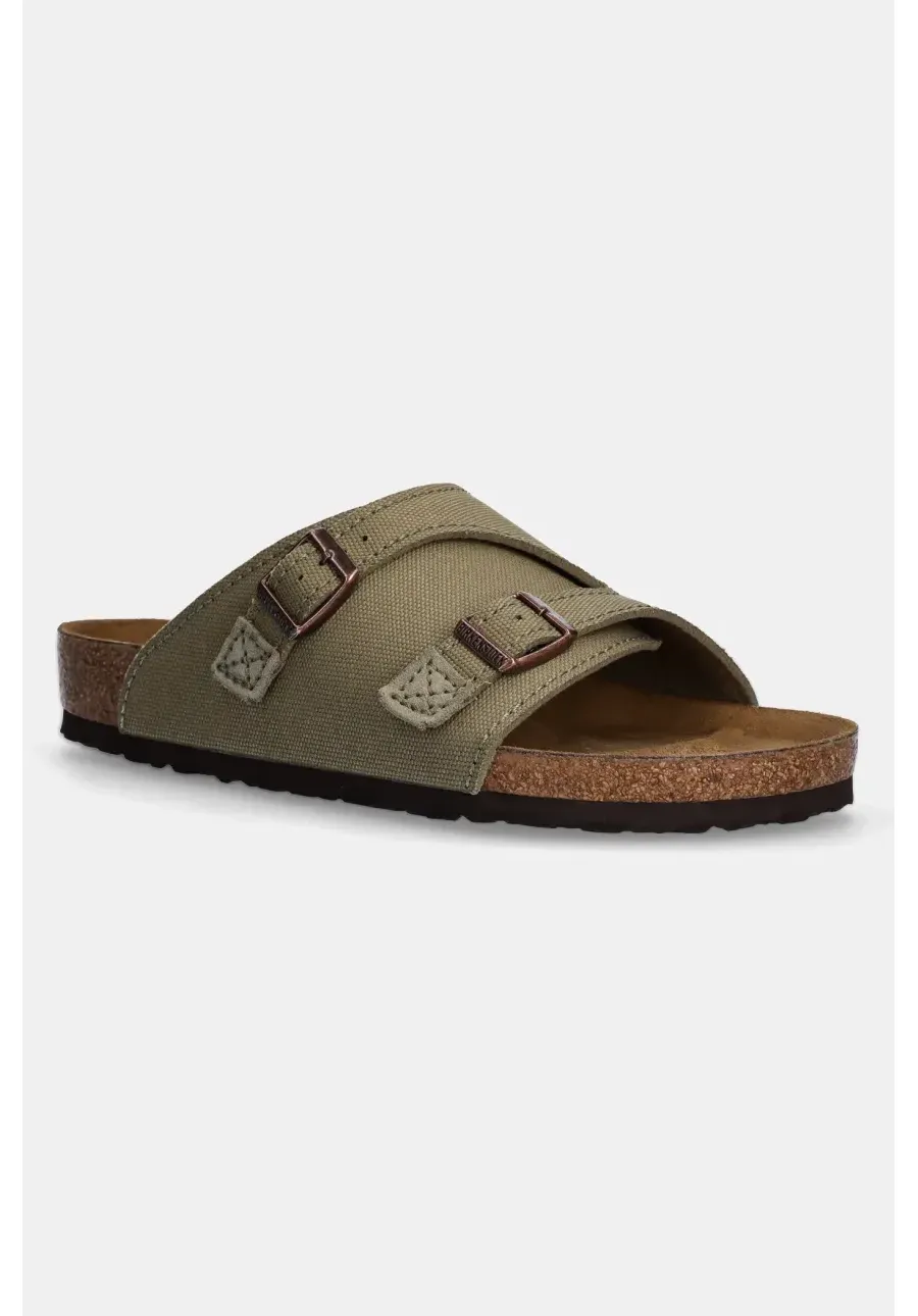 obrazek 1 Birkenstock klapki Zürich męskie kolor zielony 1028755