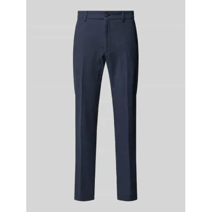 Zdjęcie Spodnie do garnituru o kroju slim fit z fakturowanym wzorem model ‘Hank’