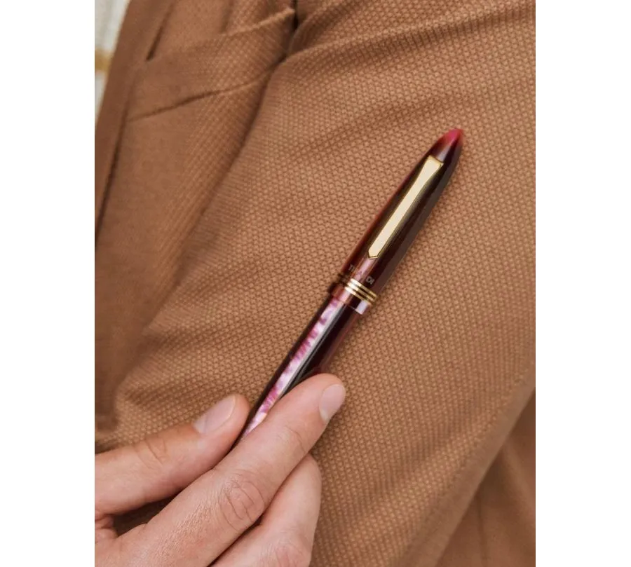 obrazek 2 Długopis Tibaldi Bononia Zany Brown, 18ct gold