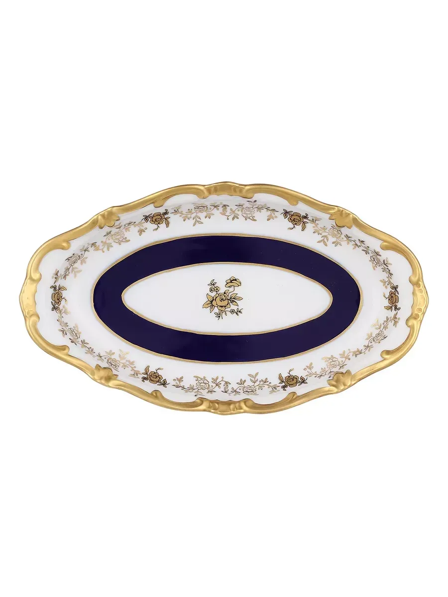 obrazek 1 Zdobiona misa z porcelany