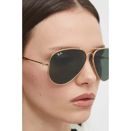 Zdjęcie Ray-Ban okulary przeciwsłoneczne kolor złoty
