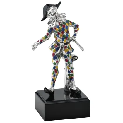 Zdjęcie Figurka kolorowego błazna dworskiego