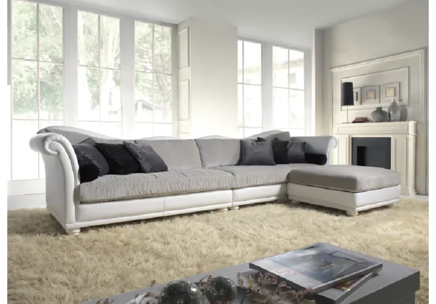 obrazek 1 Skórzana, czteroosobowa sofa chesterfield do stylowego salonu