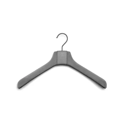 Zdjęcie Stylowy skórzany wieszak na ubrania