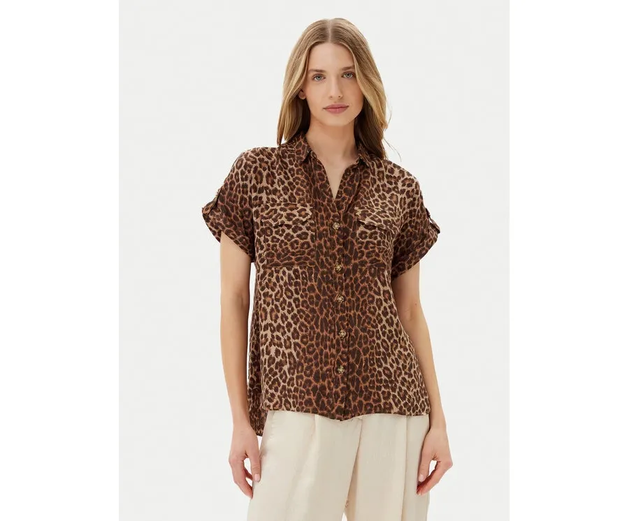 obrazek 1 Vero Moda Koszula Bumpy 10331923 Brązowy Regular Fit
