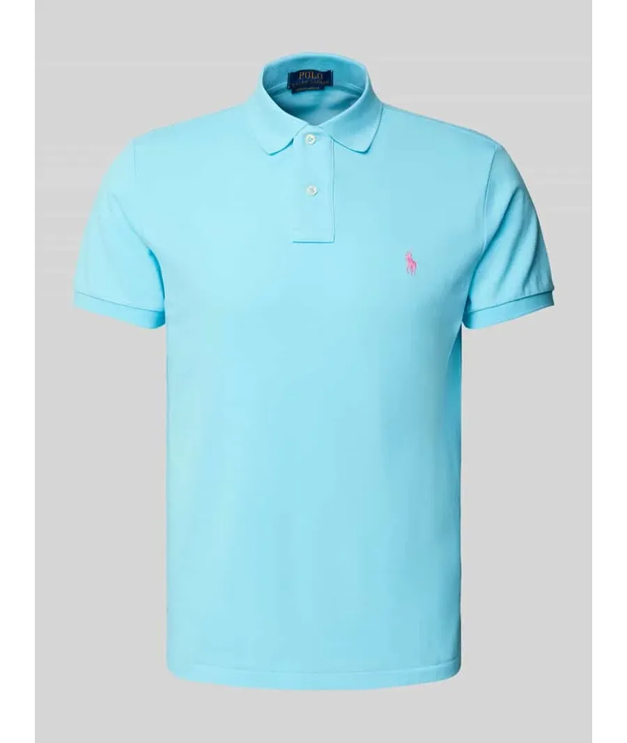 obrazek 1 Koszulka polo o kroju slim fit z wyhaftowanym logo