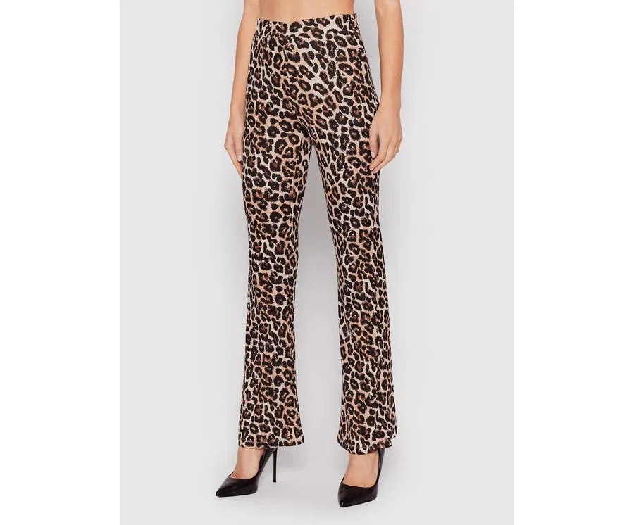 obrazek 1 Noisy May Spodnie materiałowe Pasa 27015320 Brązowy Regular Fit