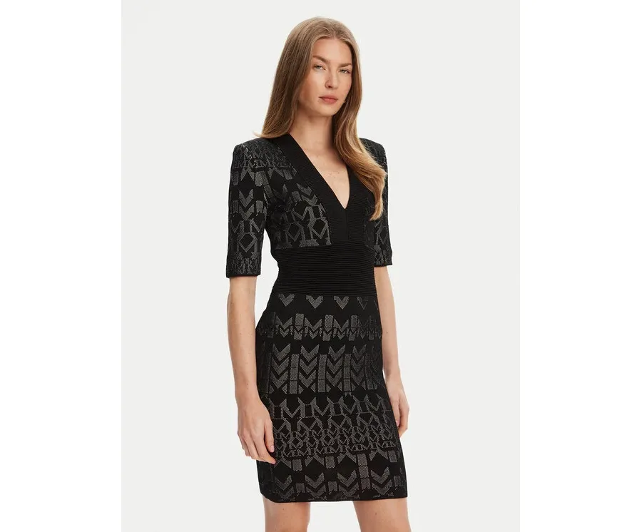 obrazek 1 Marciano Guess Sukienka dzianinowa 5YGK20 5877Z Czarny Slim Fit
