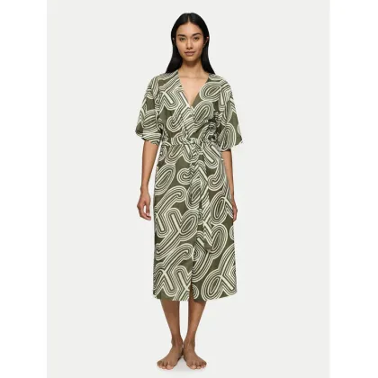 Zdjęcie Triumph Kimono Beach MyWear 10222618 Zielony Relaxed Fit