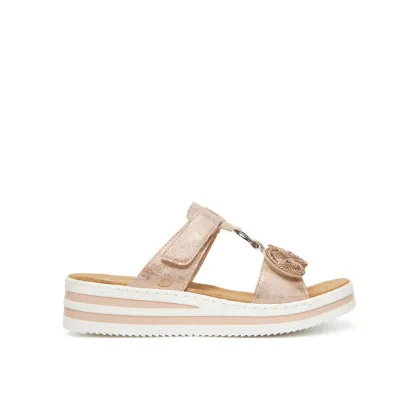 Zdjęcie Rieker Klapki V0200-90 Różowy