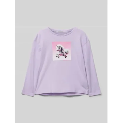 Zdjęcie Bluzka o kroju oversized z czystej bawełny