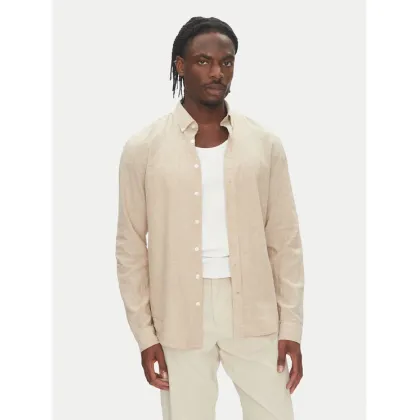 Zdjęcie Lindbergh Koszula 30-203344B Beżowy Relaxed Fit