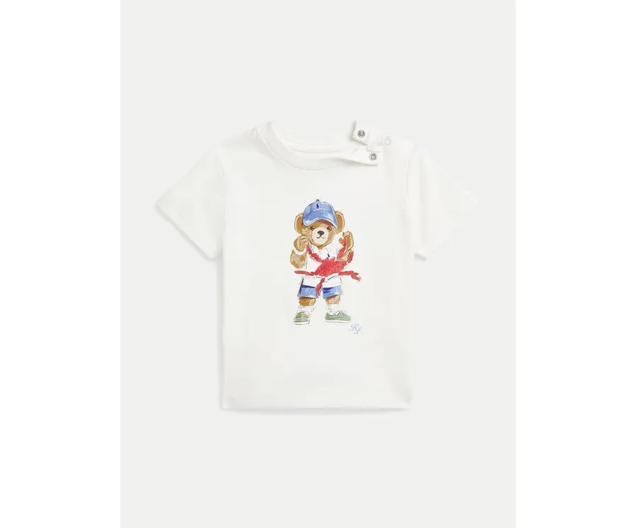 obrazek 1 Polo Ralph Lauren T-Shirt 320965276002 Biały Regular Fit