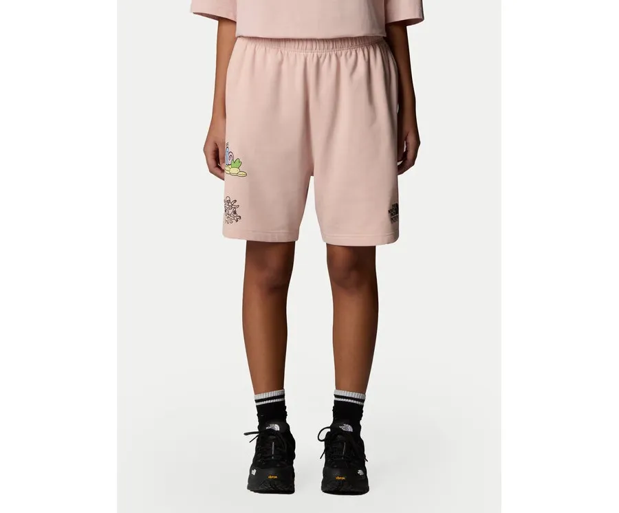 obrazek 1 The North Face Szorty sportowe Unisex Mountain Cleanup NF0A8C2X Różowy Relaxed Fit