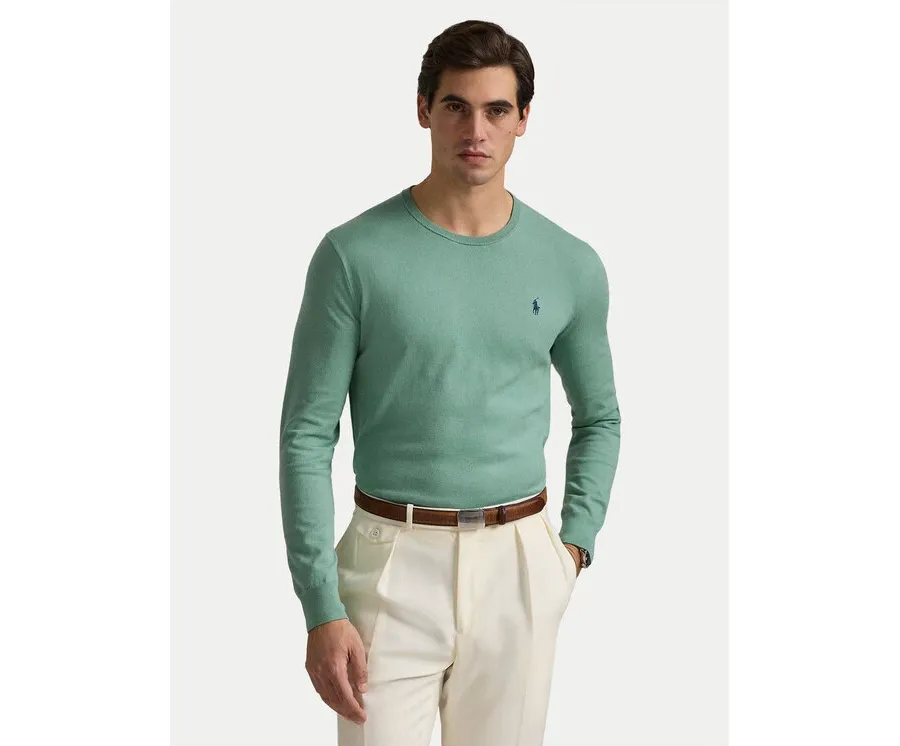 obrazek 1 Polo Ralph Lauren Sweter 710890558508 Zielony Slim Fit