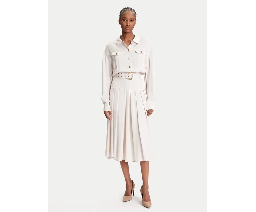 obrazek 1 Marciano Guess Sukienka codzienna 5YGK32 7356A Écru Regular Fit