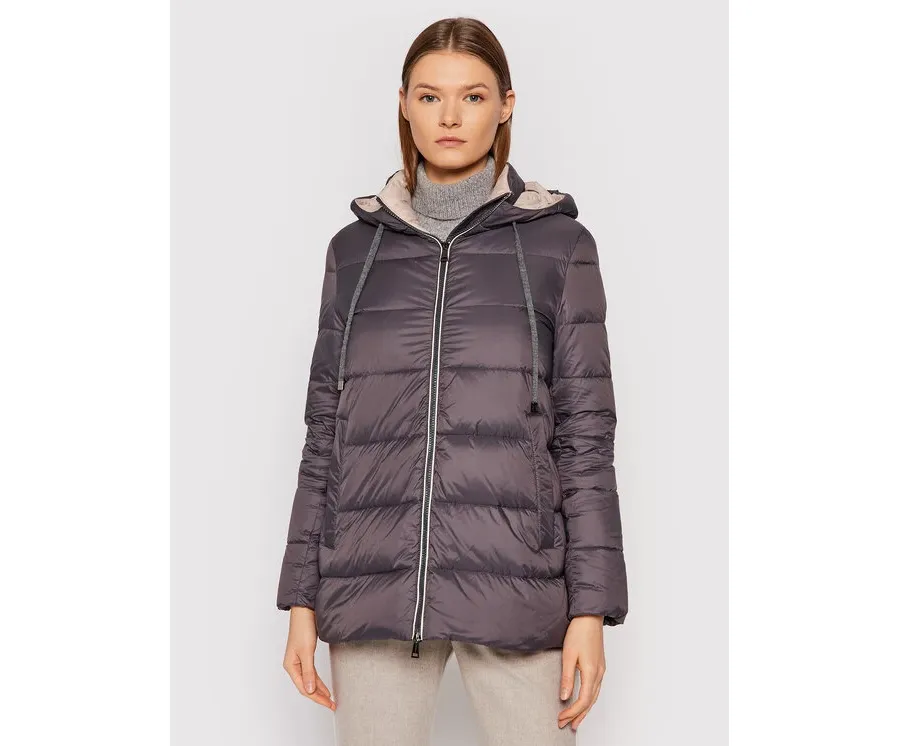 obrazek 1 Cappellini Kurtka puchowa M24398 6098C Szary Regular Fit