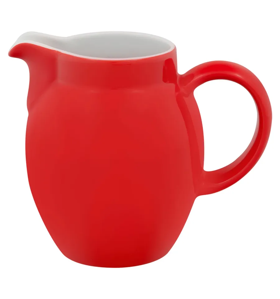 picture 1 Red porcelain milk jug from the unique colorful collection - Vista Alegre
