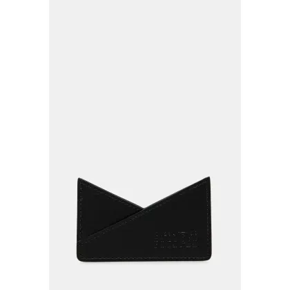 Zdjęcie MM6 Maison Margiela etui na karty skórzane kolor czarny SA6UI0014.P7183