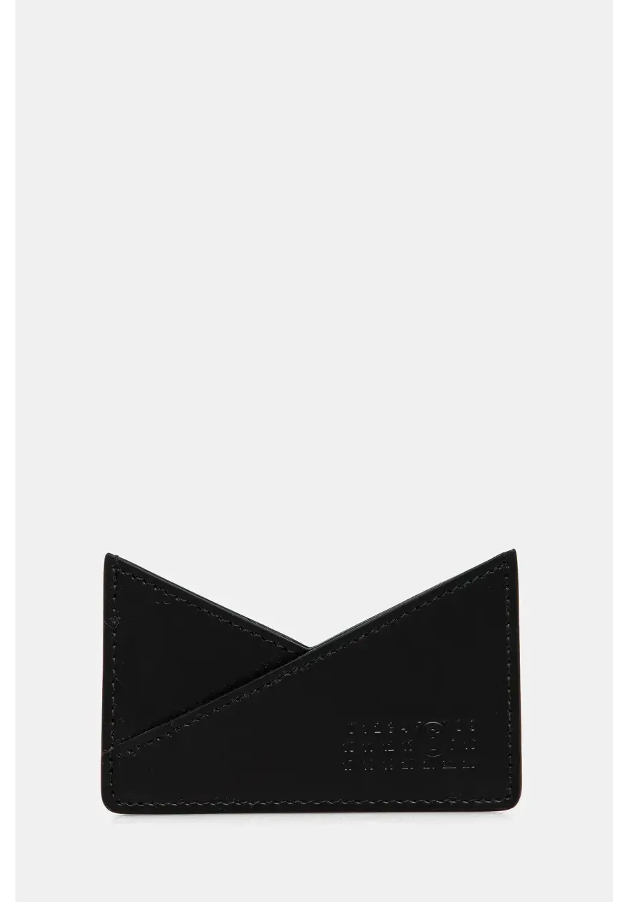 obrazek 1 MM6 Maison Margiela etui na karty skórzane kolor czarny SA6UI0014.P7183