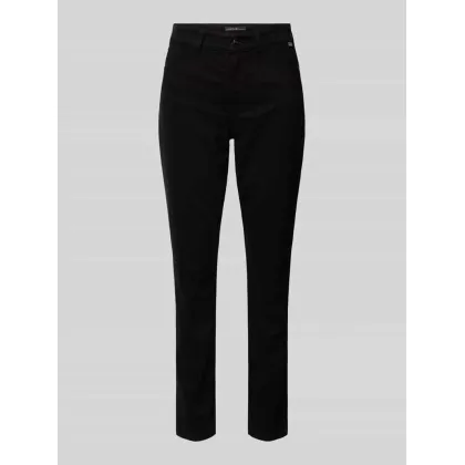 Zdjęcie Spodnie o kroju slim fit z aplikacją z logo