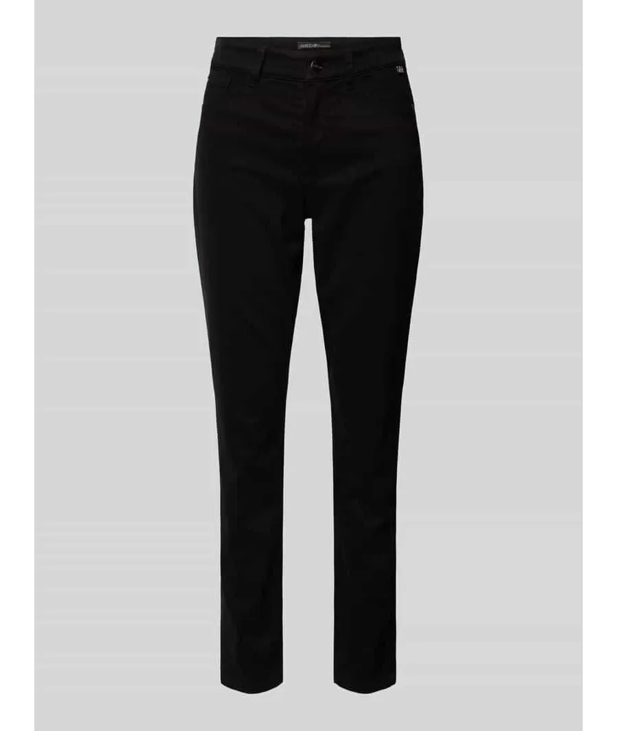 obrazek 1 Spodnie o kroju slim fit z aplikacją z logo