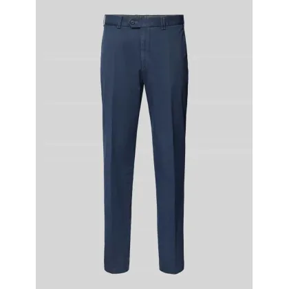 Zdjęcie Spodnie o kroju slim fit w kant model ‘Teaker’