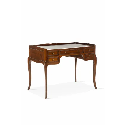 Picture Provencal desk with a leather top