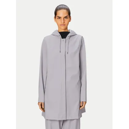 Zdjęcie Rains Kurtka przeciwdeszczowa A-line W Jacket W3 18050 Szary Regular Fit