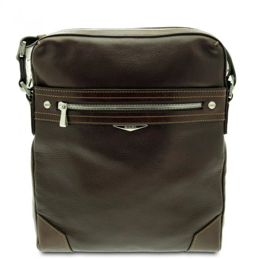 obrazek 1 Skórzana męska torba na ramię - Giudi