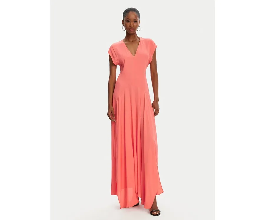 obrazek 1 Patrizia Pepe Sukienka koktajlowa 2A2936 A8I1 R854 Koralowy Regular Fit