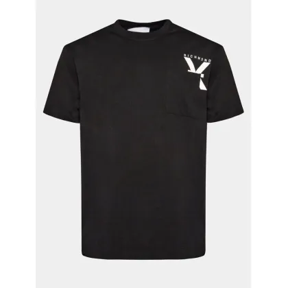 Zdjęcie Richmond X T-Shirt Aubry UMP24048TS Czarny Regular Fit