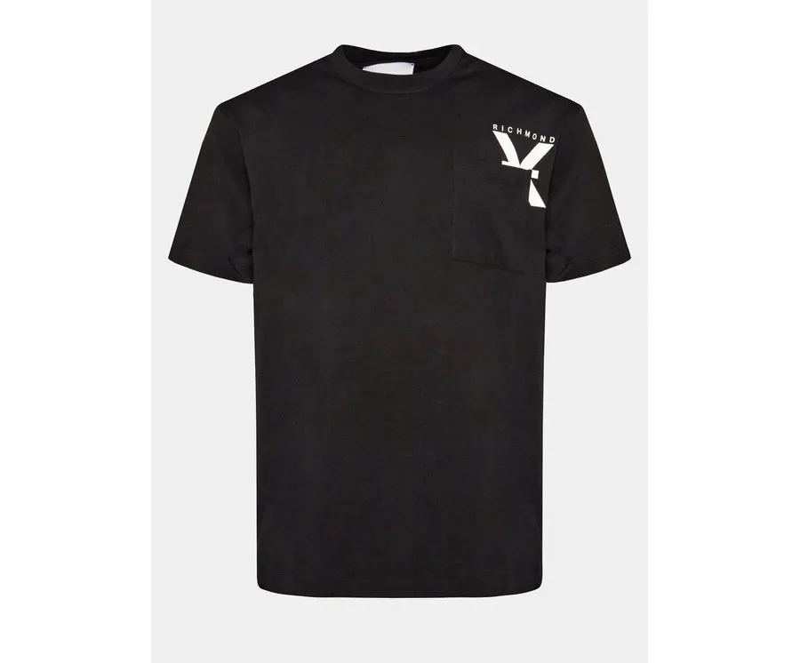 obrazek 1 Richmond X T-Shirt Aubry UMP24048TS Czarny Regular Fit