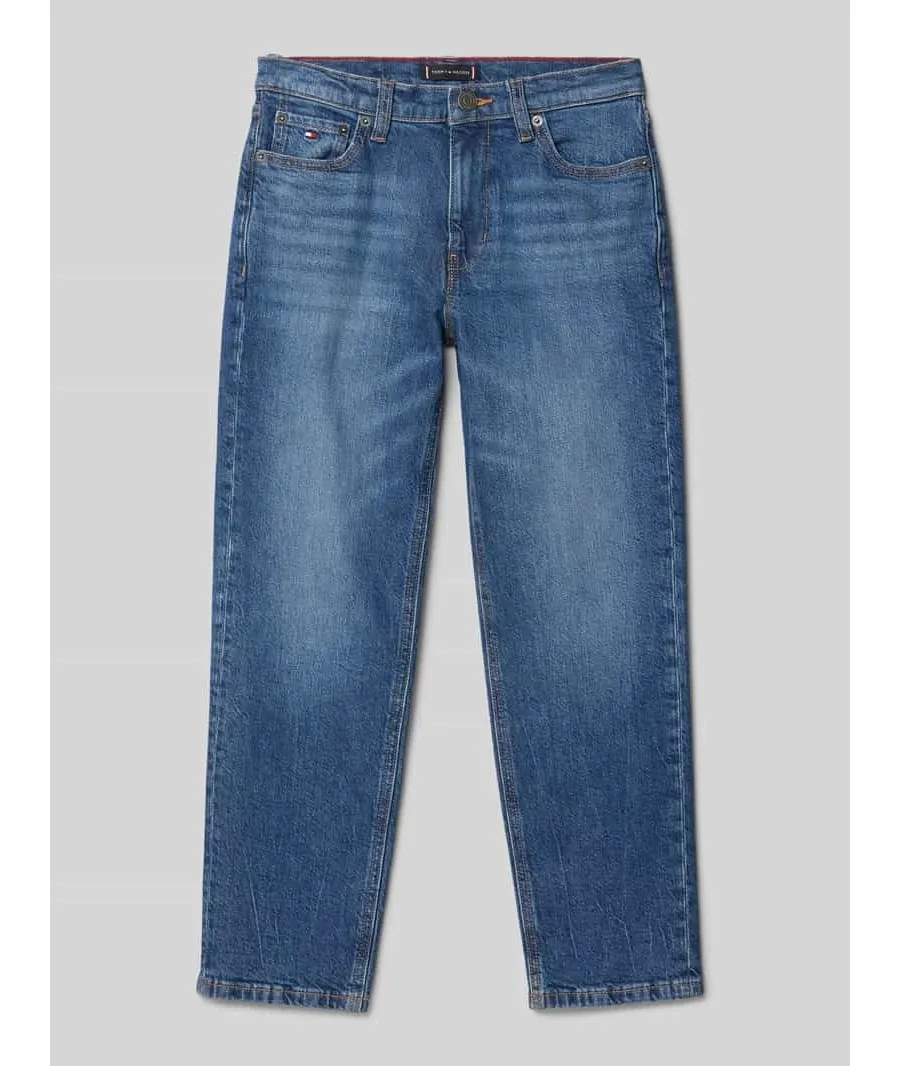 obrazek 1 Jeansy o kroju relaxed fit z wyhaftowanym logo model ‘SKATER’