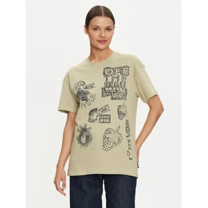 Zdjęcie Vans T-Shirt VN000HHH Zielony Oversize