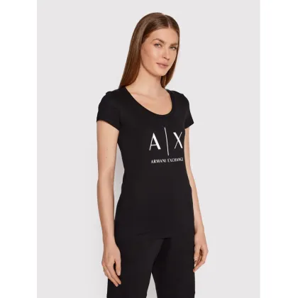 Zdjęcie Armani Exchange T-Shirt 8NYT70 YJ16Z 1200 Czarny Regular Fit