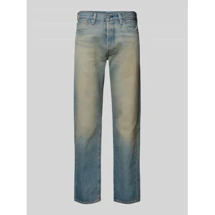 Zdjęcie Jeansy o kroju straight fit z 5 kieszeniami model ‘501’