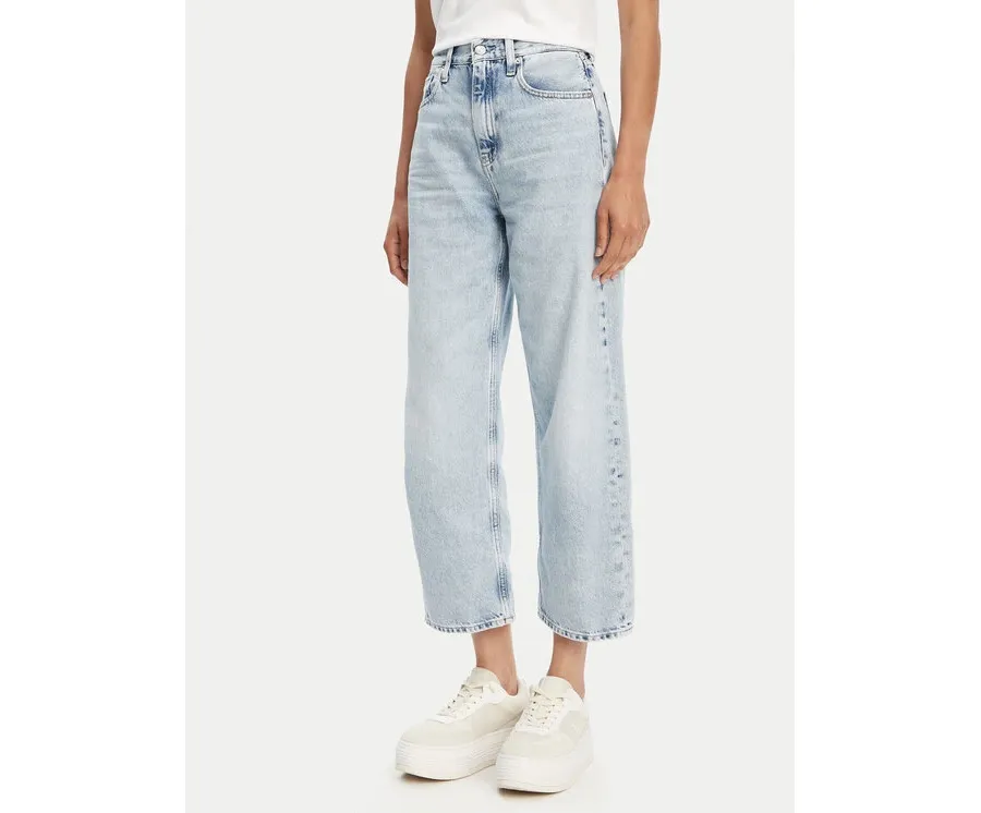 obrazek 1 Calvin Klein Jeans Jeansy Barrel J20J225603 Niebieski Loose Fit