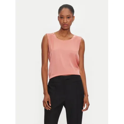 Zdjęcie ViCOLO Bluzka TB0038 Koralowy Regular Fit