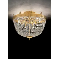 Picture Luxurious ceiling lamp in gold-plated brass