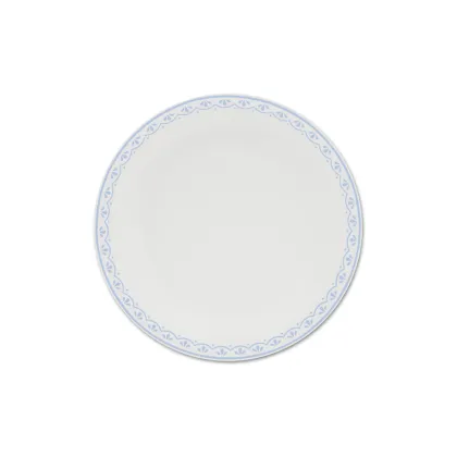 Zdjęcie Ekskluzywny talerz deserowy z subtelnym jasnoniebieskim zdobieniem - Leander