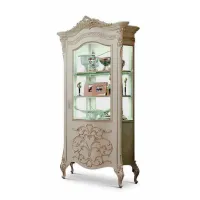 Picture Elegant antique 1-door display cabinet