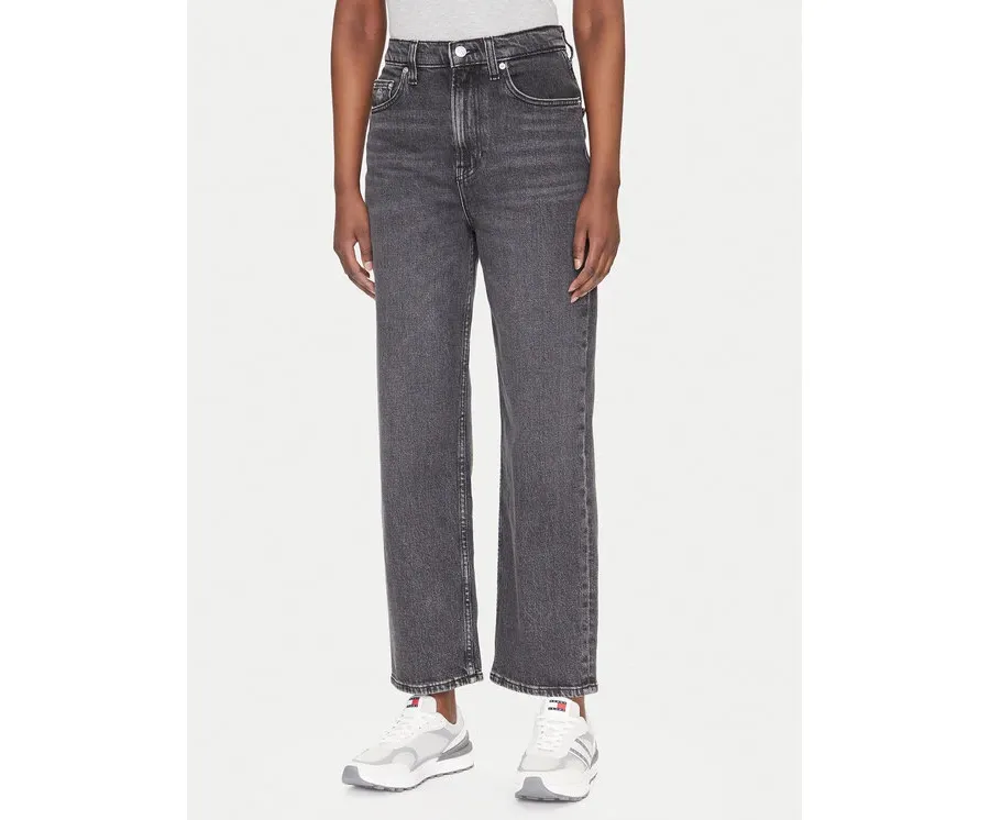 obrazek 1 Tommy Jeans Jeansy Layla DW0DW20646 Czarny Straight Fit