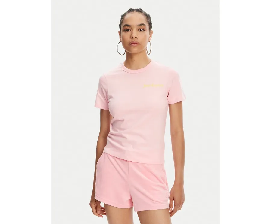 obrazek 1 Juicy Couture T-Shirt La Beach JCWCT125319 Różowy Regular Fit