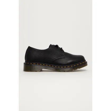 Zdjęcie Dr. Martens Półbuty 1461 kolor czarny na płaskim obcasie DM24256001